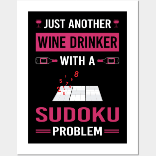 Wine Drinker Sudoku Posters and Art